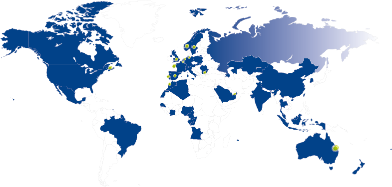 Map Actemium Oil&gas
